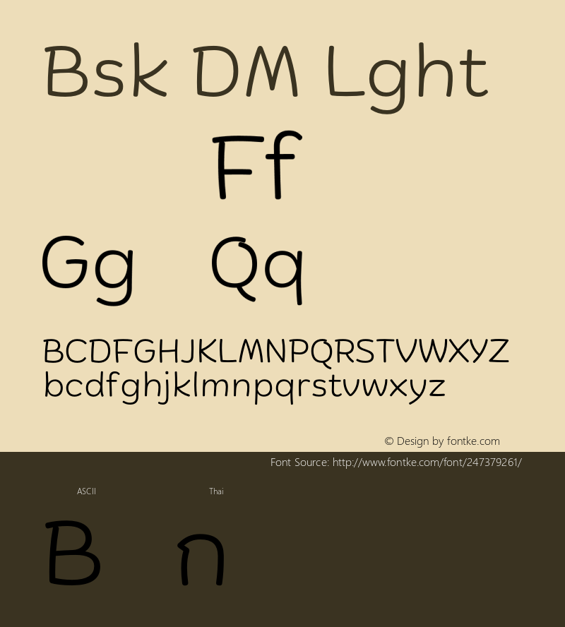 Biski DEMO Light Version 1.004;Glyphs 3.1.2 (3151)图片样张