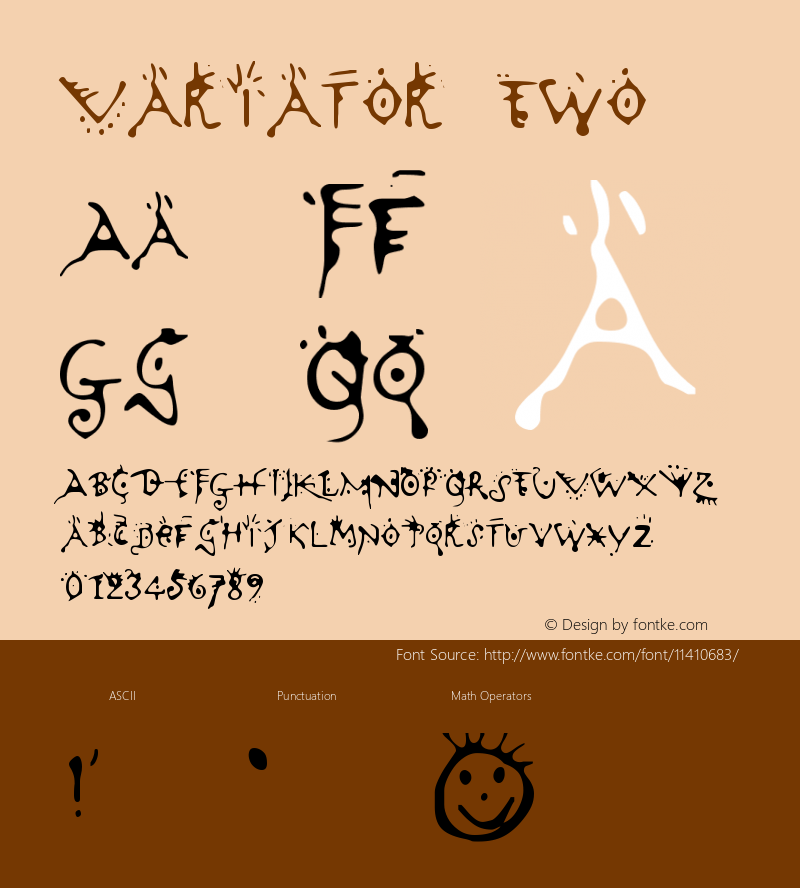 Variator Two Version 001.000 Font Sample
