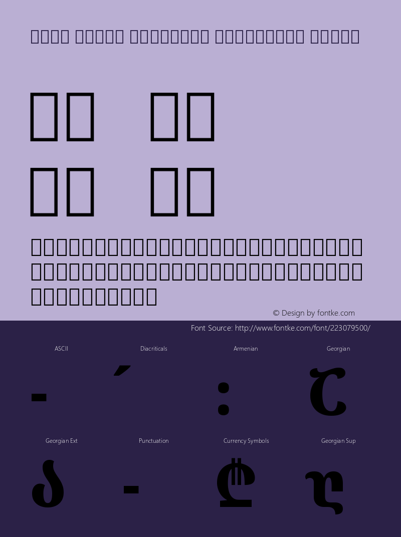 Noto Serif Georgian Condensed Black Version 2.001图片样张