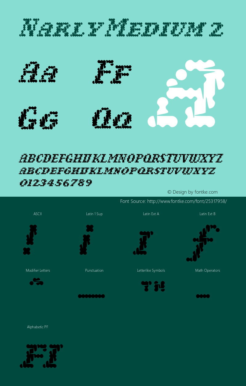 Narly-Medium2 001.000 Font Sample