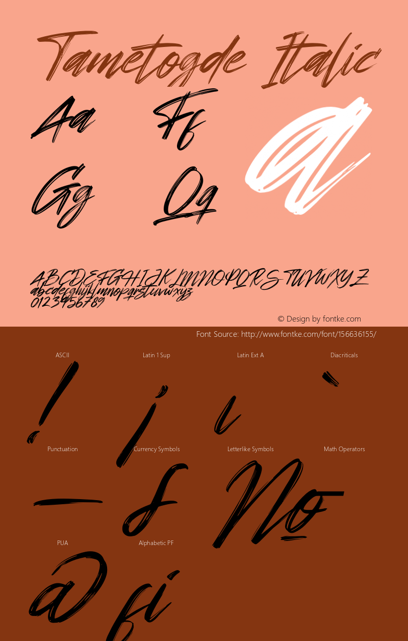 Tametogde Italic Version 1.00;March 23, 2021;FontCreator 13.0.0.2683 64-bit Font Sample