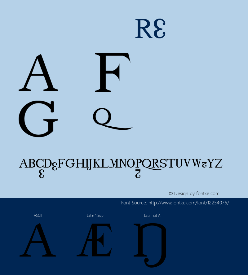 drmdozb12 Regular Version 001.001 Font Sample