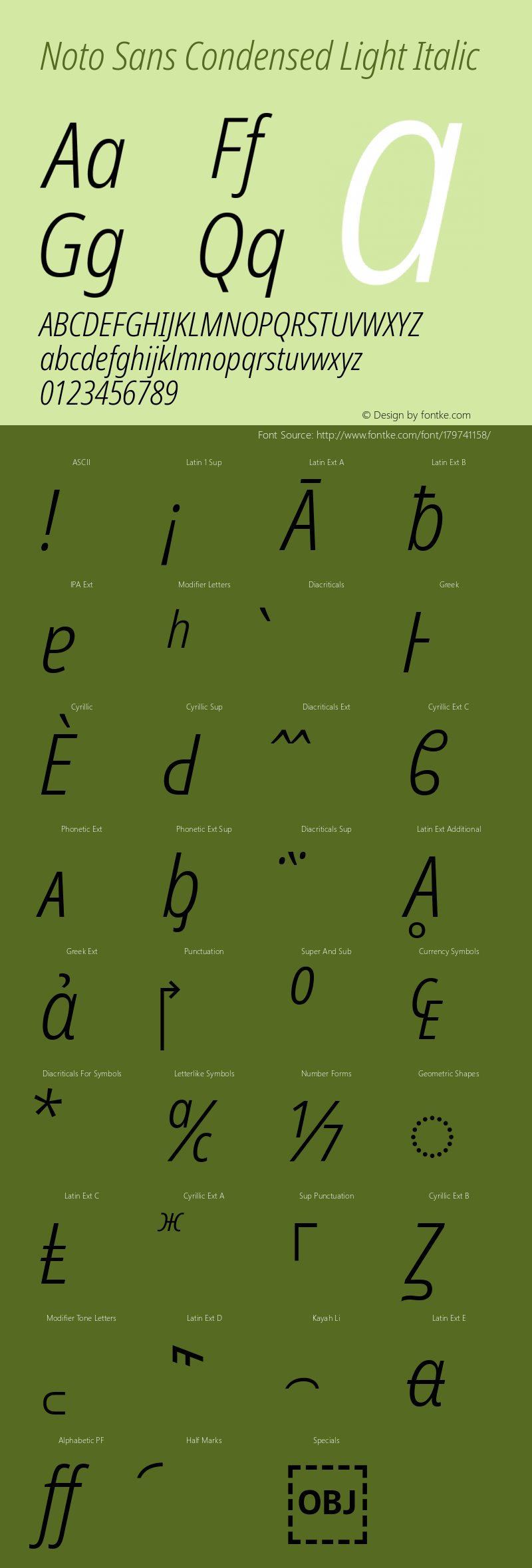 Noto Sans Condensed Light Italic Version 2.005; ttfautohint (v1.8.4) -l 8 -r 50 -G 200 -x 14 -D latn -f none -a qsq -X 