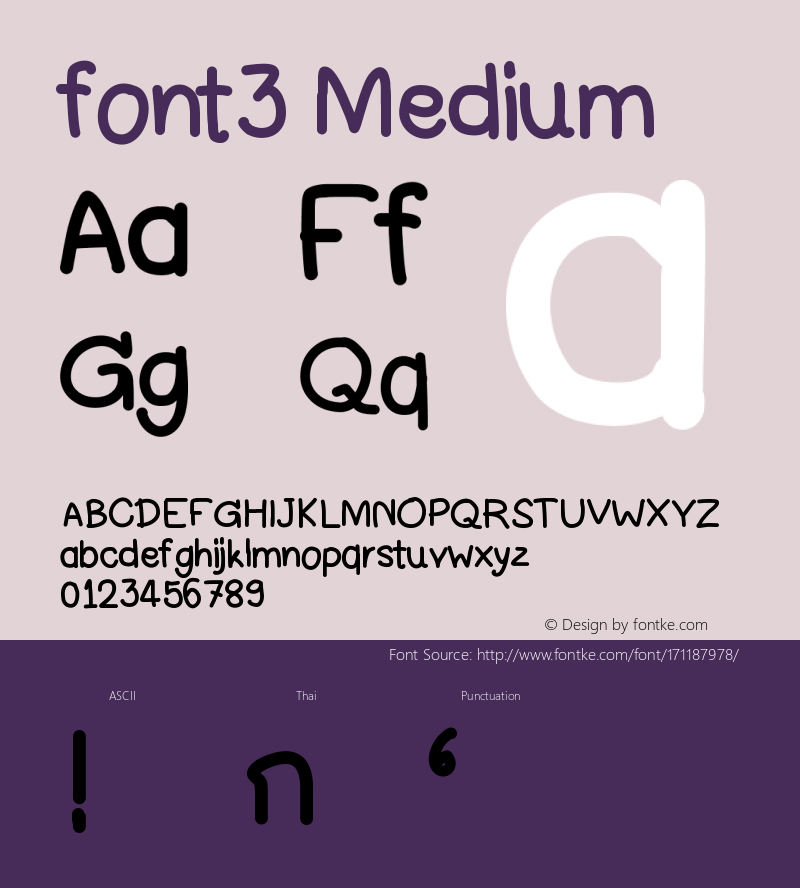 font3 Version 001.000图片样张