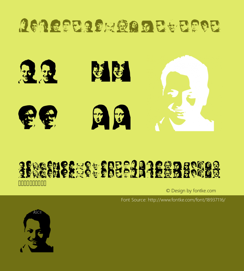 Personality Unknown Version 001.000 Font Sample