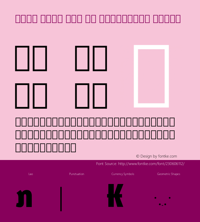 Noto Sans Lao UI Condensed Black Version 2.000; ttfautohint (v1.8) -l 8 -r 50 -G 200 -x 14 -D lao -f none -a qsq -X 