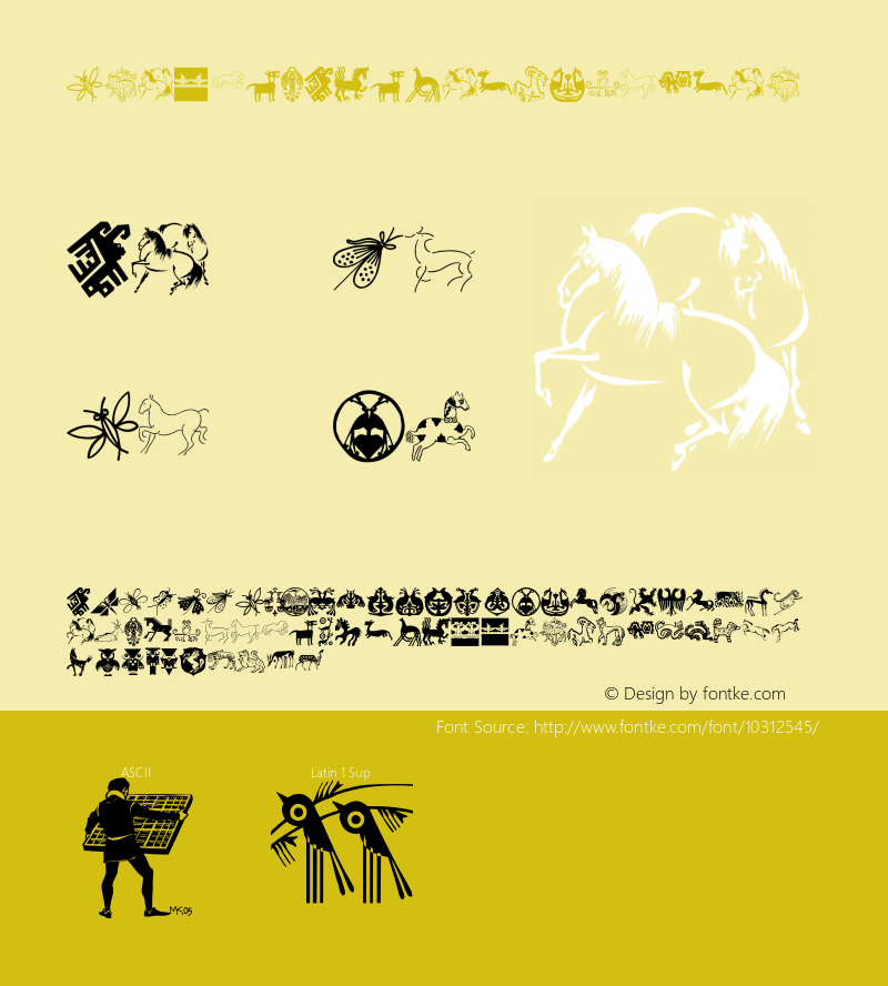 GraphicAnimals Regular 1.0 2005-09-15 Font Sample