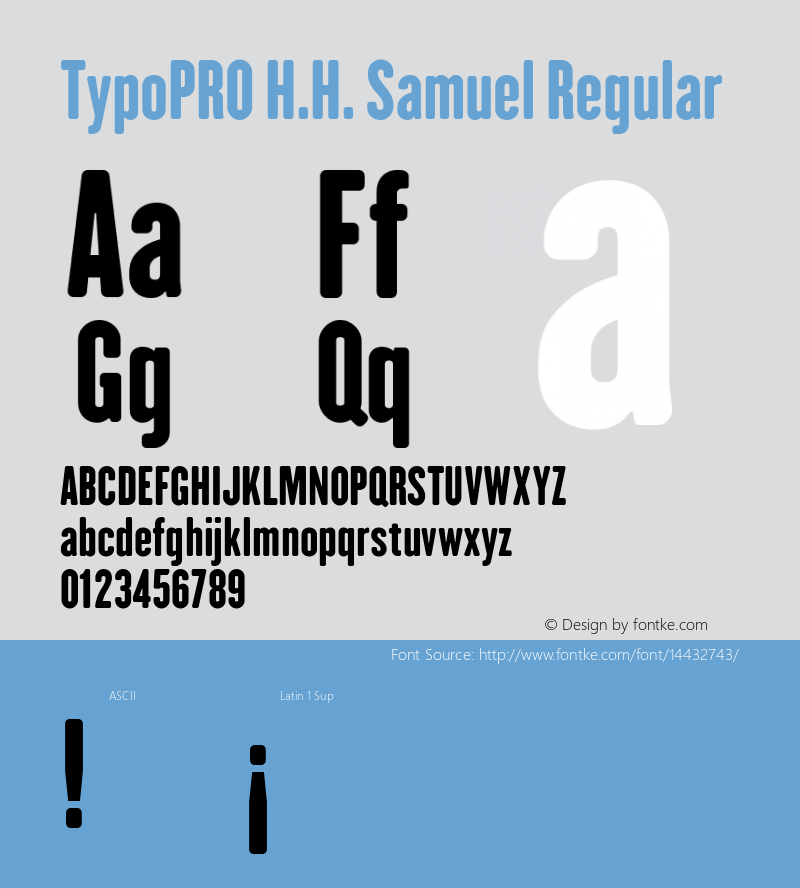 TypoPRO H.H. Samuel Regular Version 1.009 Font Sample