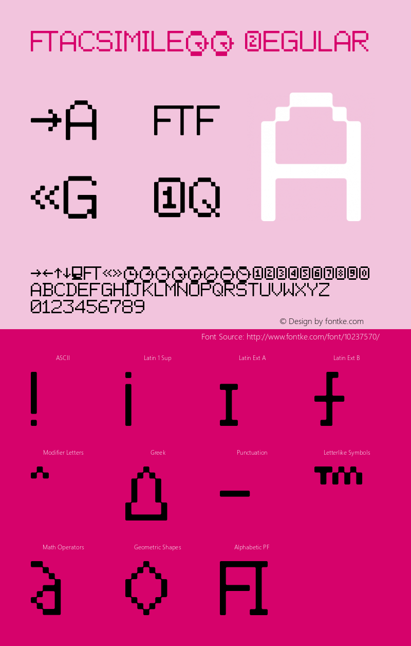 FacsimileLL Regular 001.000 Font Sample