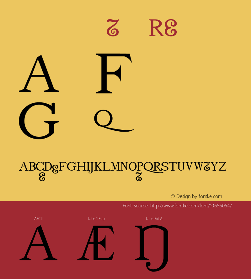 drmdozuibx14 Regular Version 001.001 Font Sample