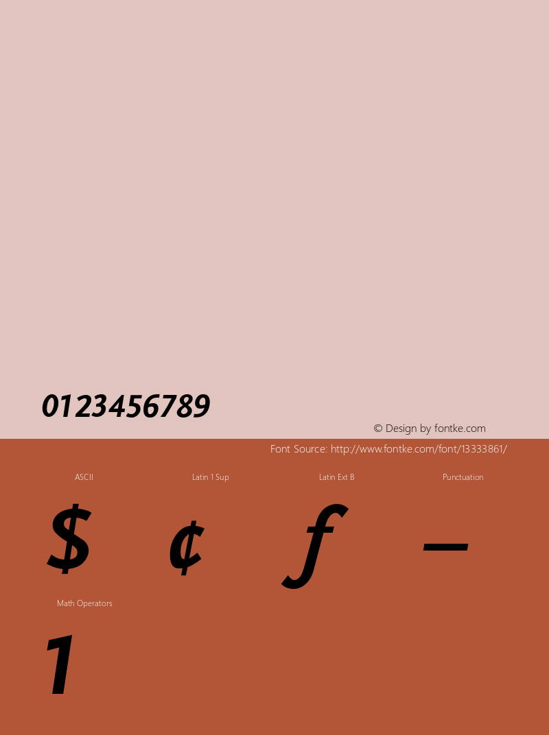 ScalaSans Bold Italic 001.000 Font Sample
