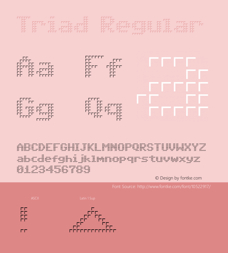 Triad Regular 1.02 Font Sample