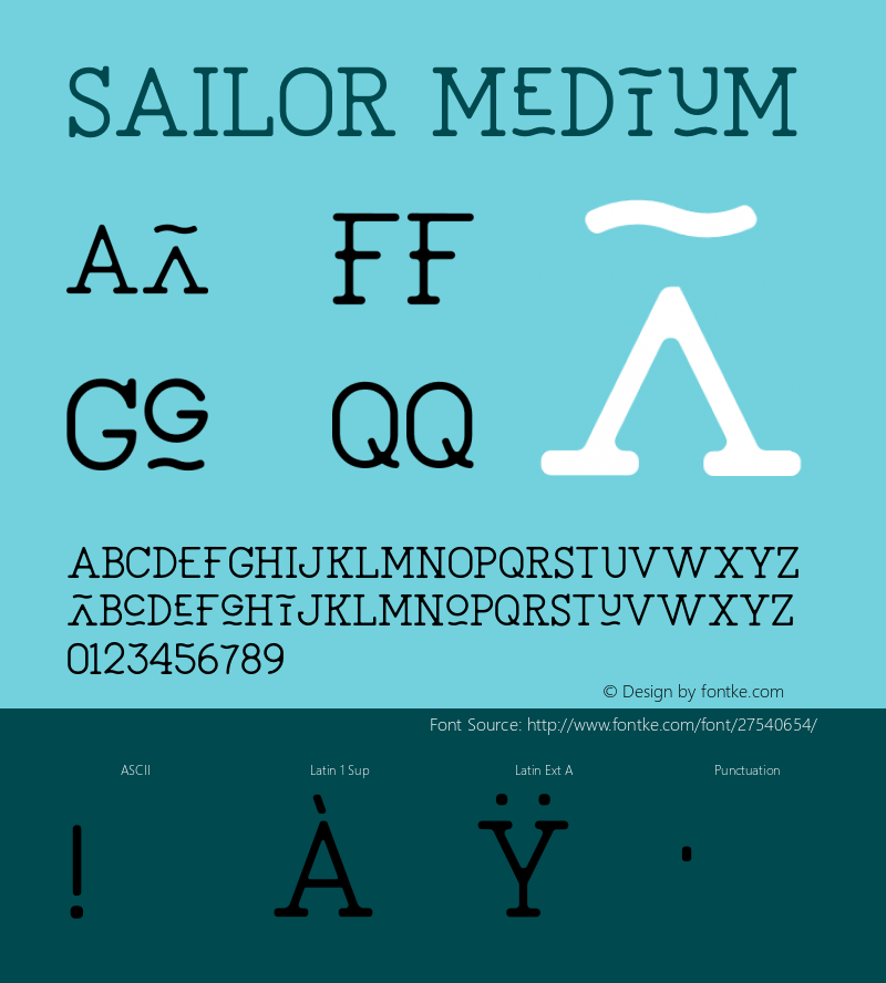 SAILORMedium Version 1.002;Fontself Maker 3.0.1;YWFTv17 Font Sample