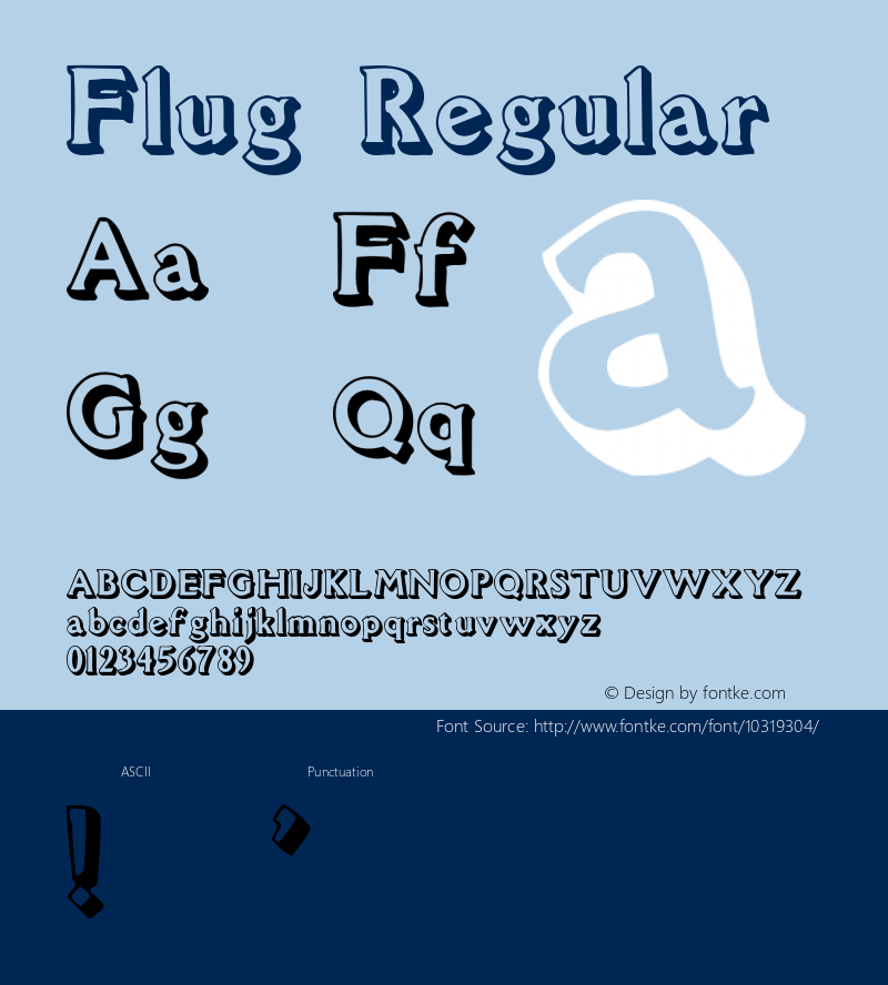 Flug Regular Flug Font Sample