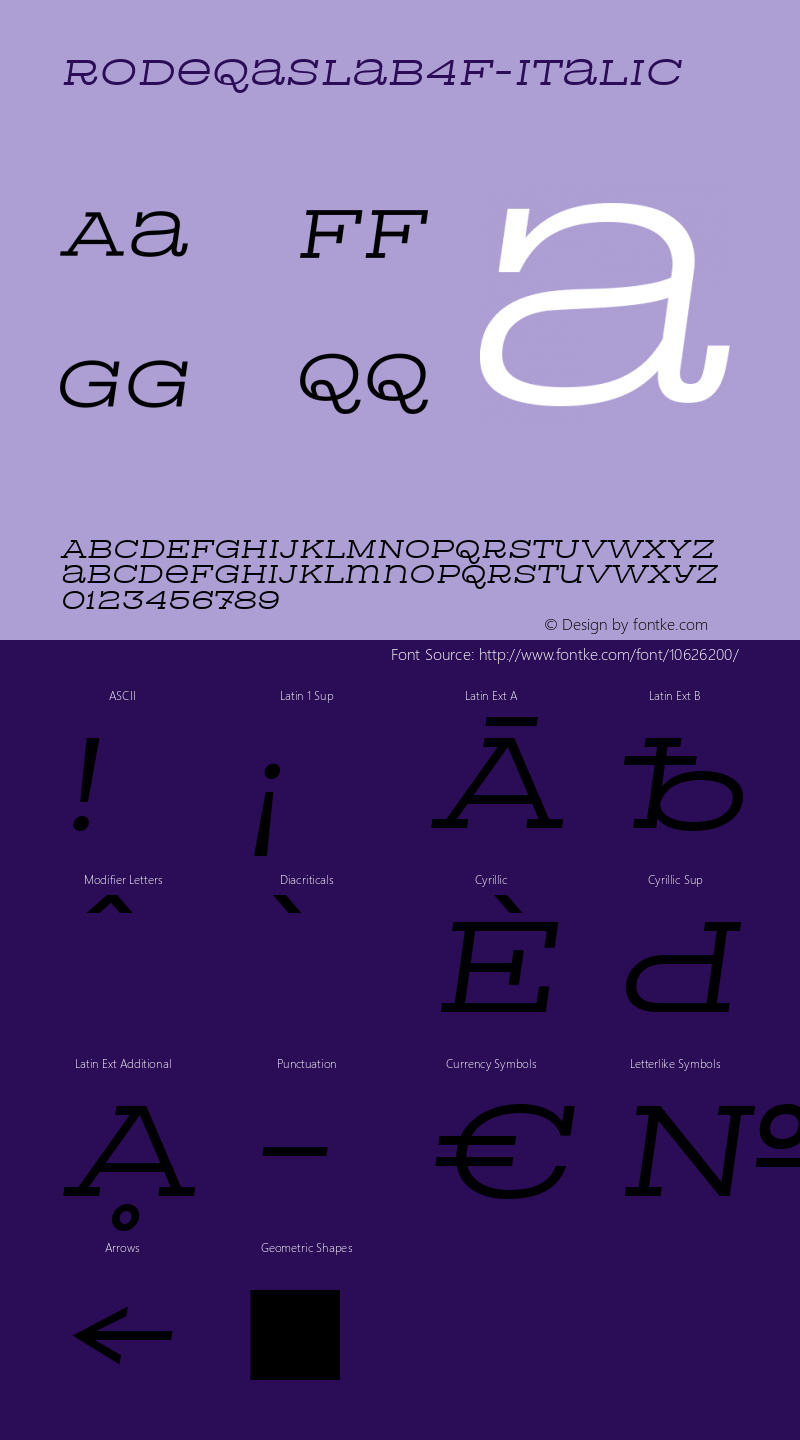 RodeqaSlab4F-Italic ☞ 1.0;com.myfonts.4thfebruary.rodeqa-slab-4f.italic.wfkit2.3Aye Font Sample