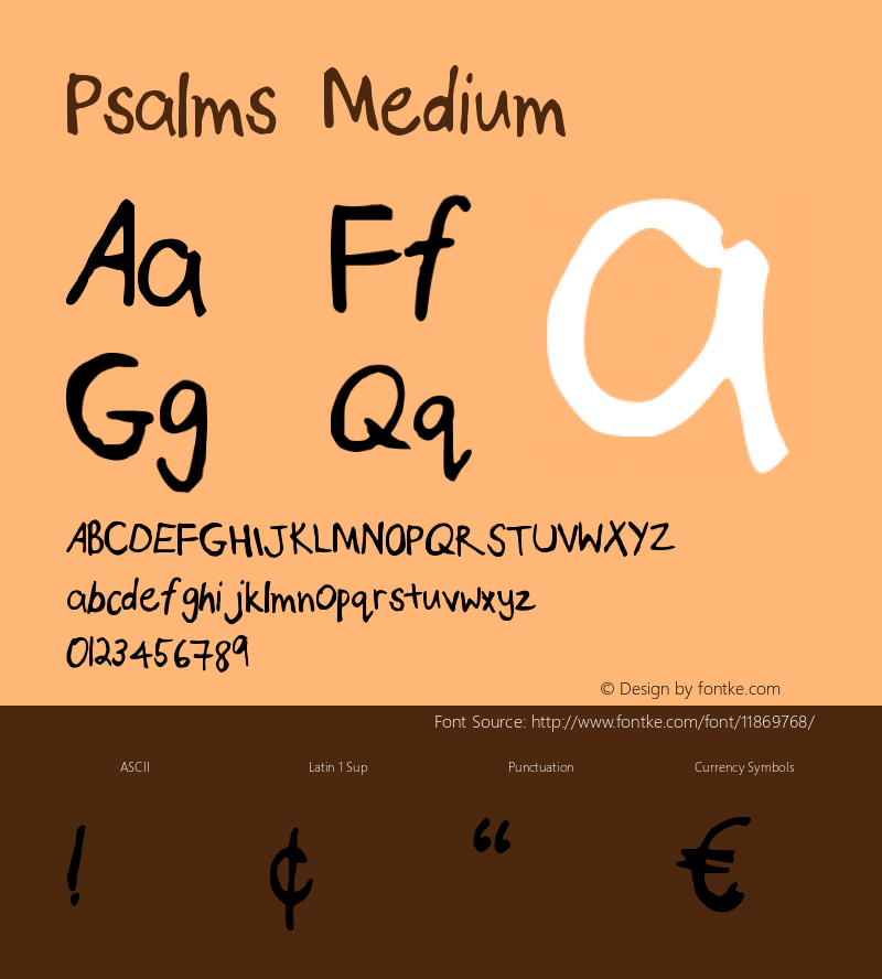 Psalms Medium Version 001.000 Font Sample
