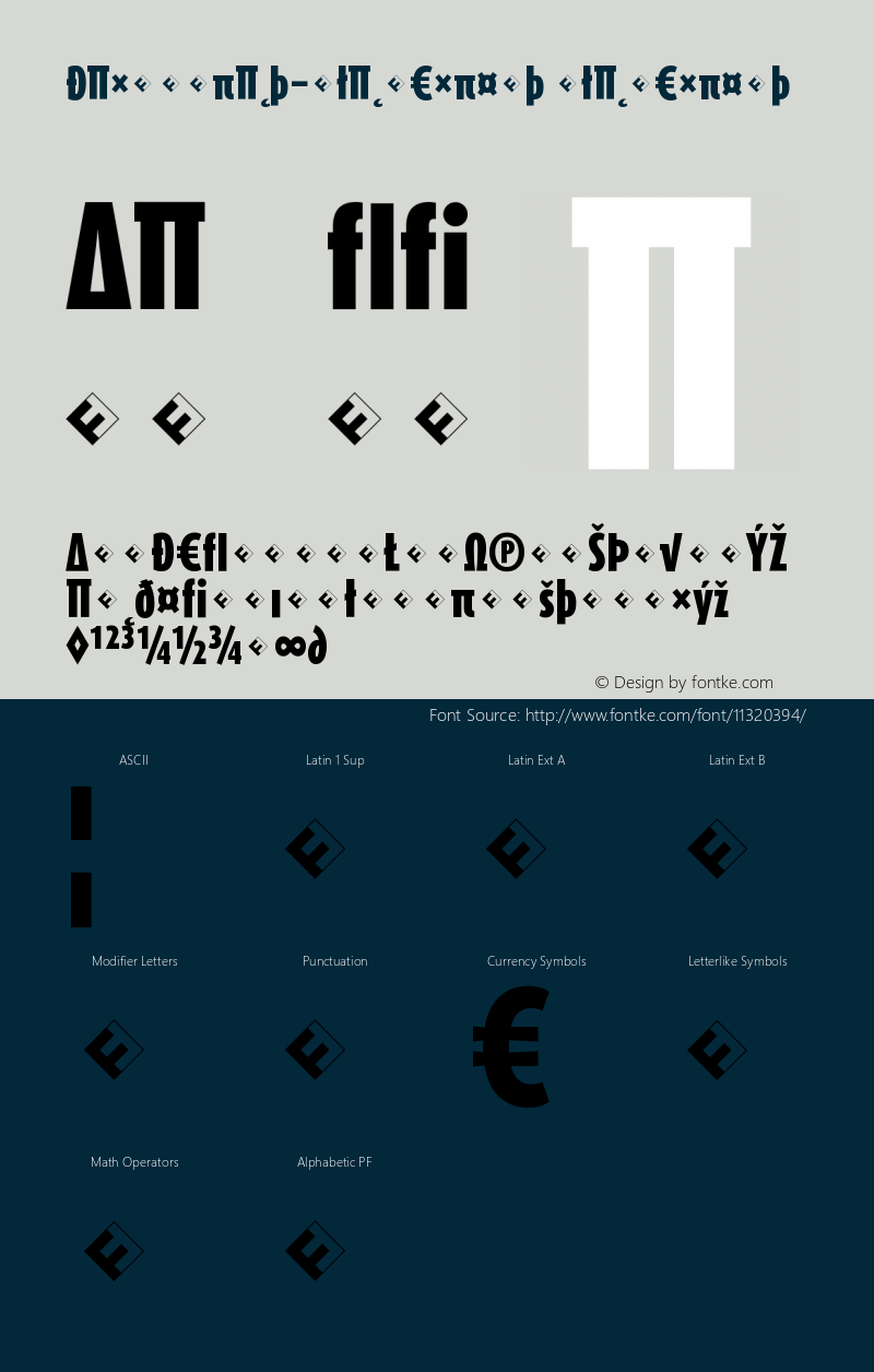 DaxCompact-BlackExpert BlackExpert Version 4.460 Font Sample