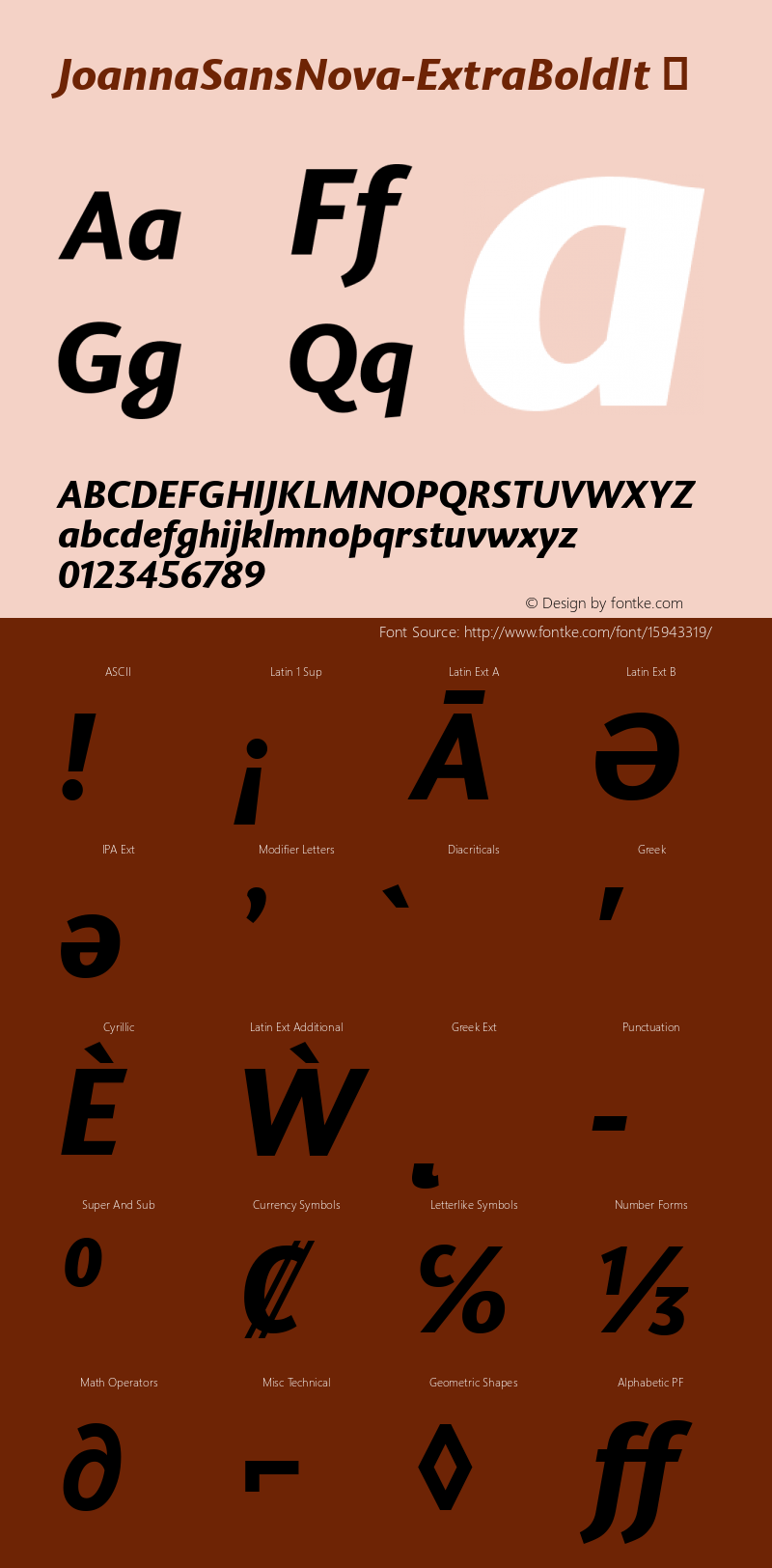 JoannaSansNova-ExtraBoldIt ☞ Version 1.00;com.myfonts.easy.mti.joanna-sans-nova.extrabold-italic.wfkit2.version.4utH Font Sample