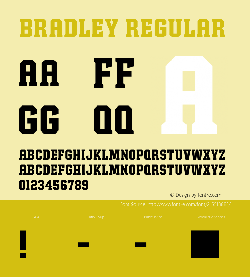 Bradley Version 1.000;PS 001.001;hotconv 1.0.56图片样张