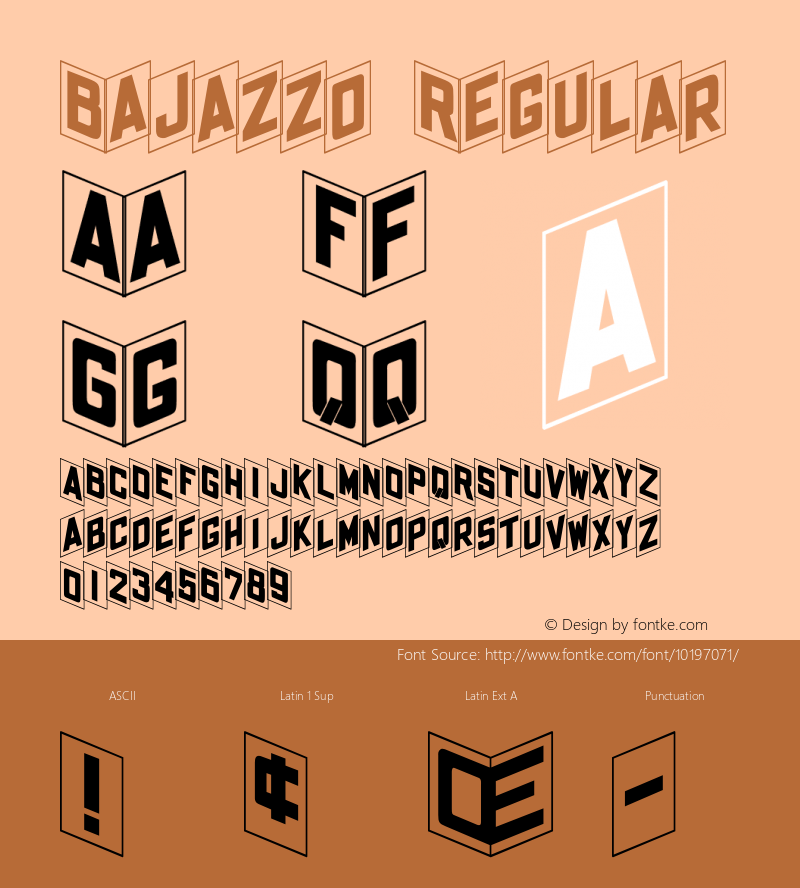 Bajazzo Regular 001.001 Font Sample