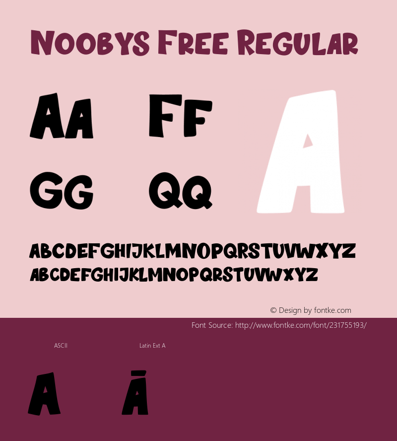 Noobys Free Regular Version 1.000图片样张