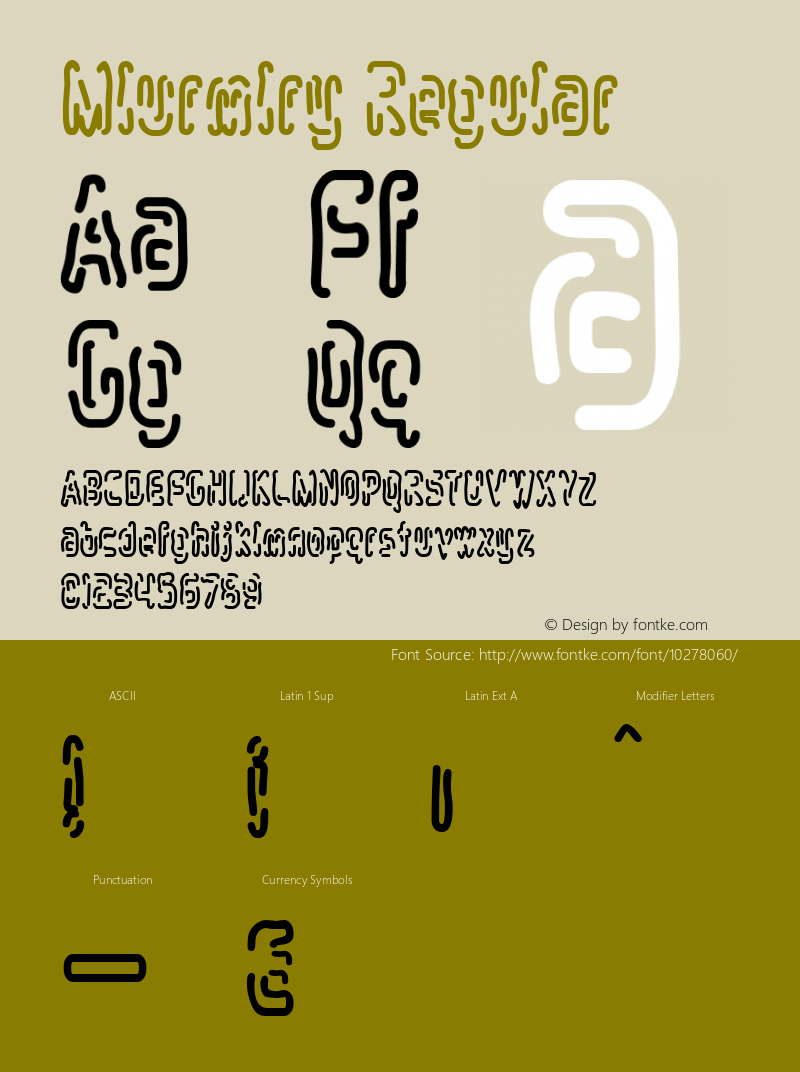 Mlurmlry Regular OTF 4.000;PS 001.001;Core 1.0.29 Font Sample