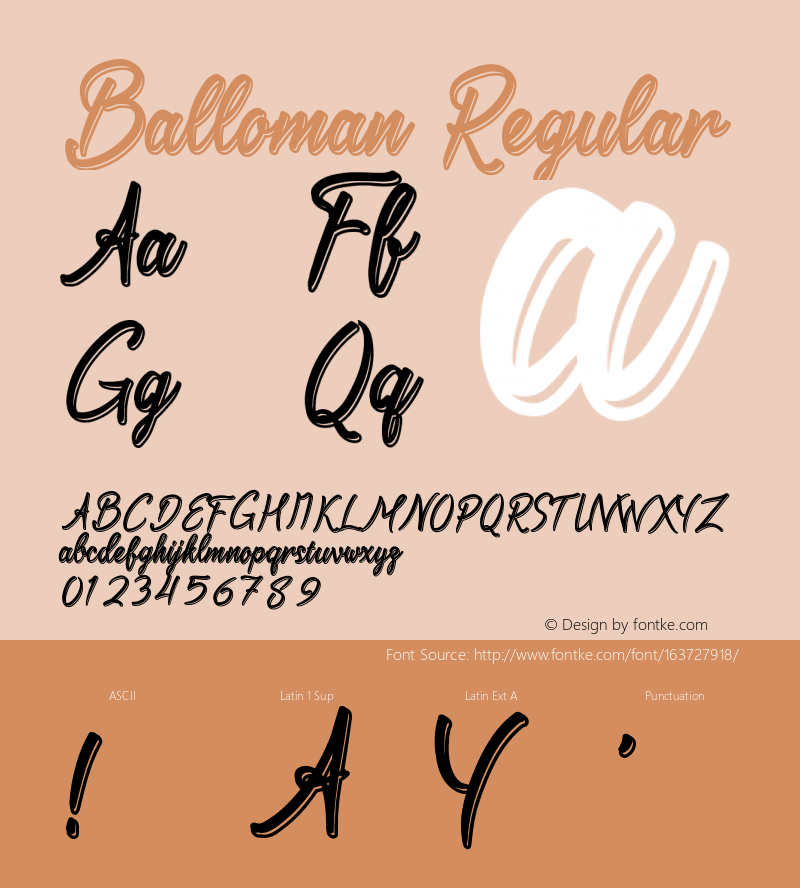 Balloman Version 1.001;Fontself Maker 3.5.1 Font Sample