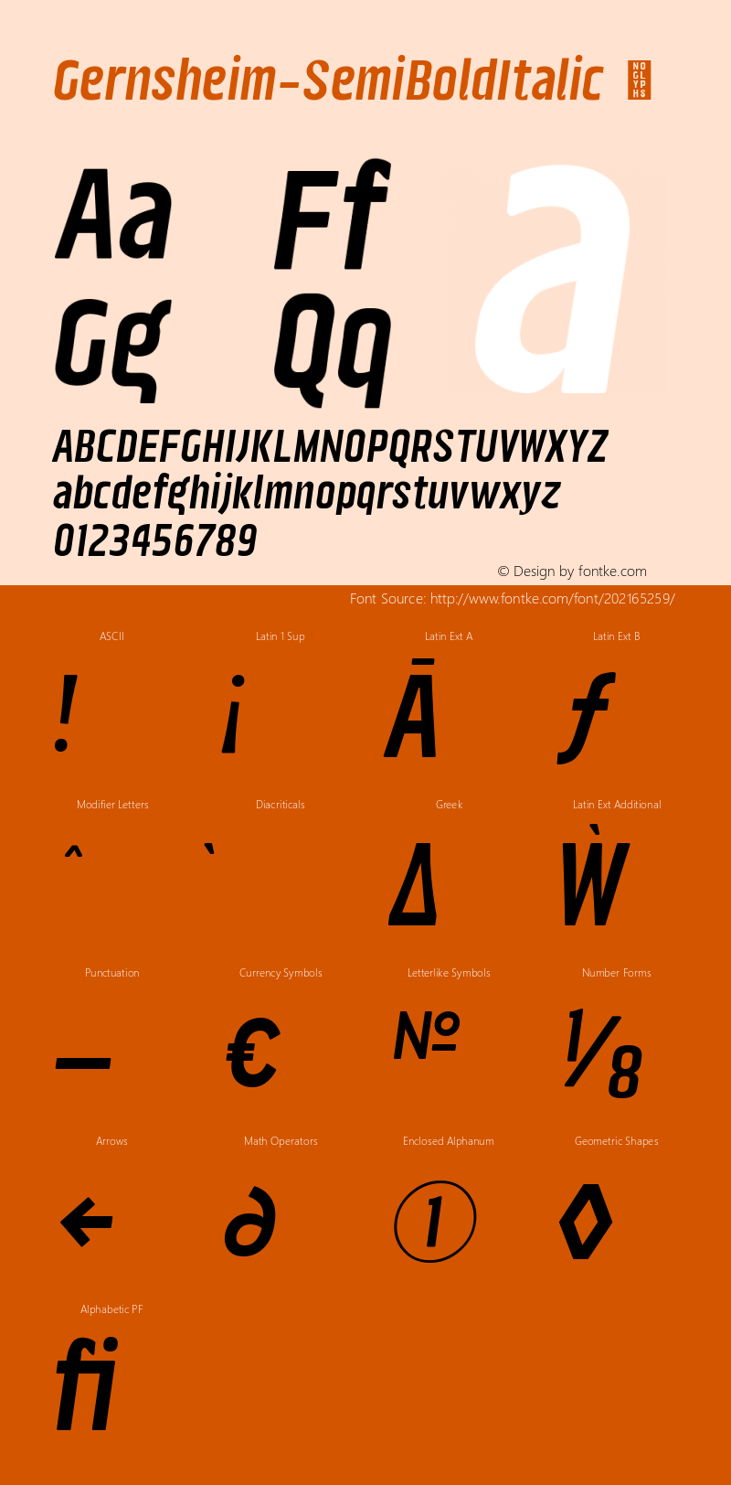 ☞Gernsheim SemiBoldItalic Version 1.000;hotconv 1.0.109;makeotfexe 2.5.65596;com.myfonts.easy.brenners-template.gernsheim.semi-bold-italic.wfkit2.version.5HXP图片样张