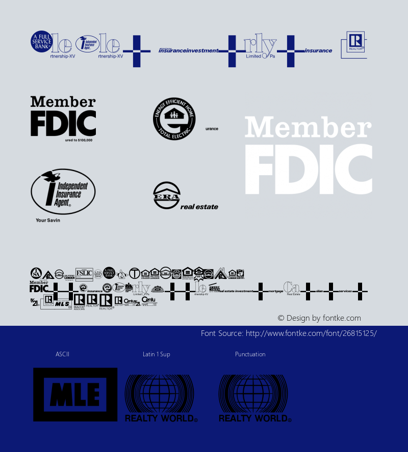 Logos Service 1 Version 1.00 Font Sample