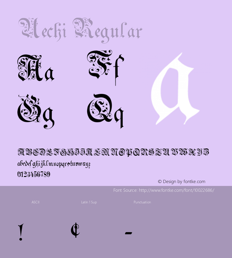 Uechi Regular Altsys Fontographer 3.5  4/17/92 Font Sample