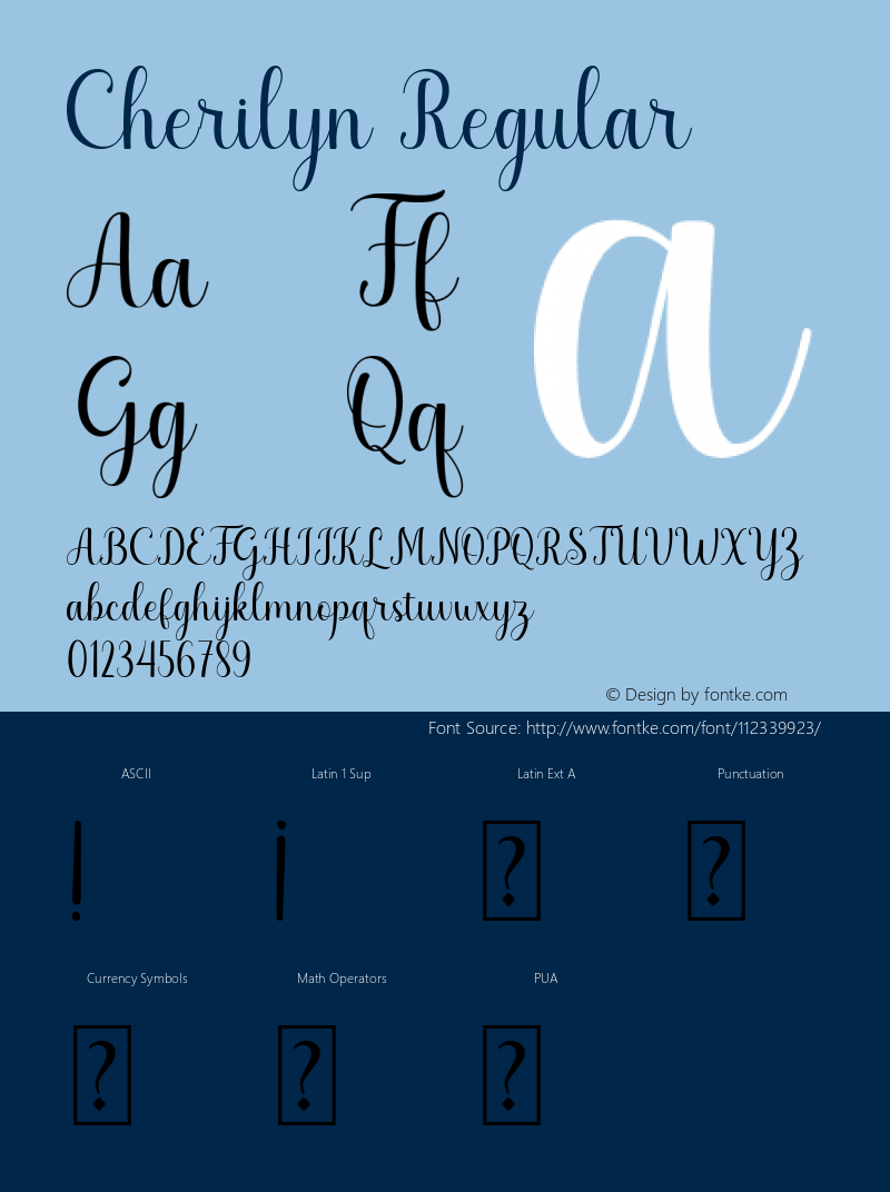 Cherilyn Version 1.00;February 18, 2021;FontCreator 12.0.0.2545 64-bit Font Sample