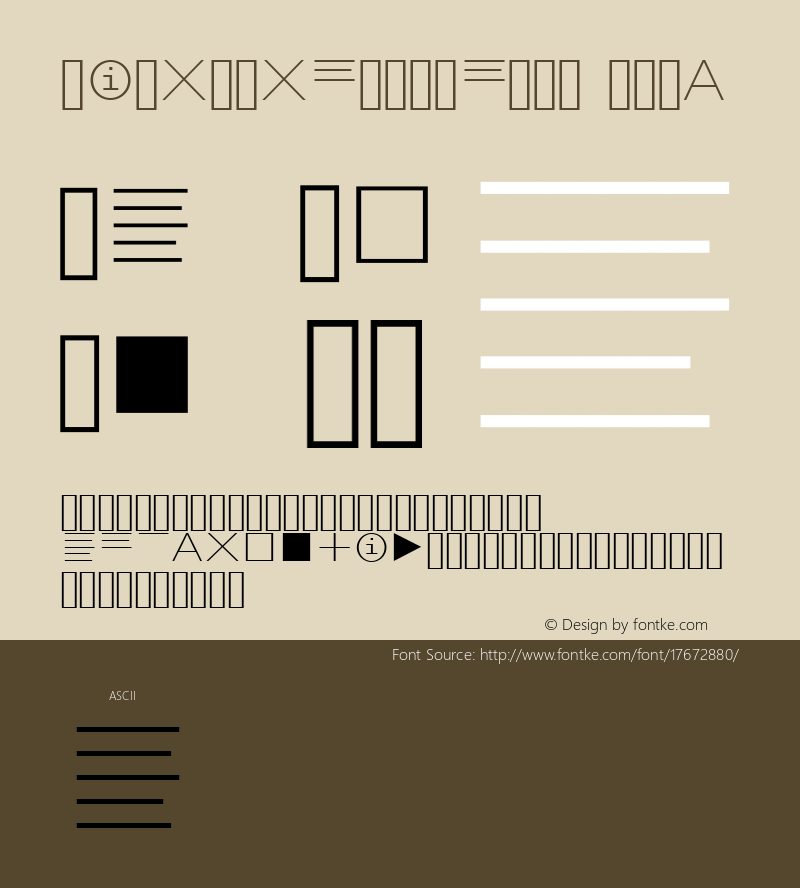 Minetweb-Symbols Bold Version 0.000;PS 0.0;hotconv 1.0.70;makeotf.lib2.5.58329 Font Sample