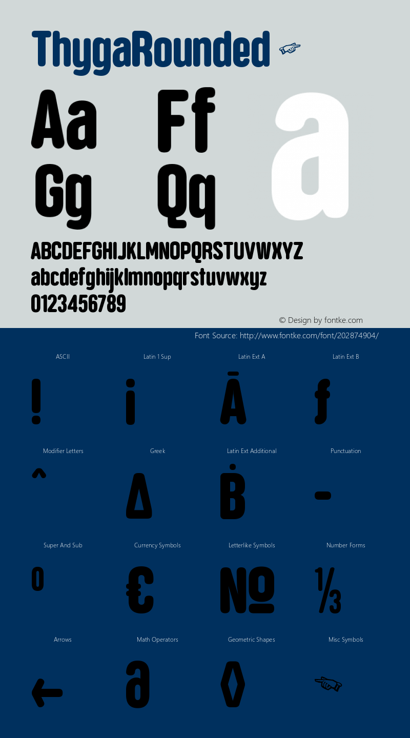 ☞ThygaRounded Version 1.000; ttfautohint (v1.5);com.myfonts.easy.fateh-lab.thyga-.rounded.wfkit2.version.5Q5Y图片样张