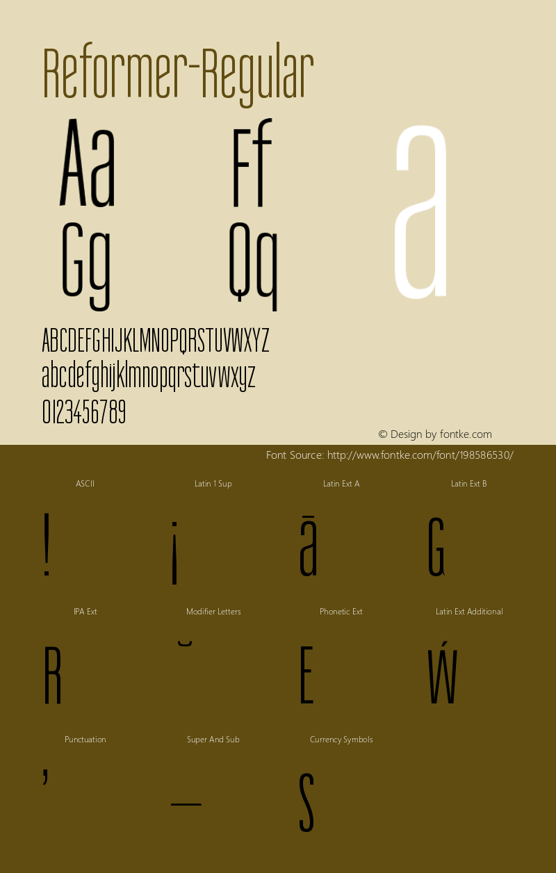 ☞Reformer-Regular 0.1.0; ttfautohint (v1.5);com.myfonts.easy.jadugar-design-studio.reformer.regular.wfkit2.version.53Bz图片样张