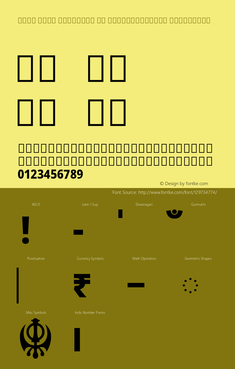 Noto Sans Gurmukhi UI SemiCondensed ExtraBold Version 2.001; ttfautohint (v1.8.3) -l 8 -r 50 -G 200 -x 14 -D guru -f none -a qsq -X 