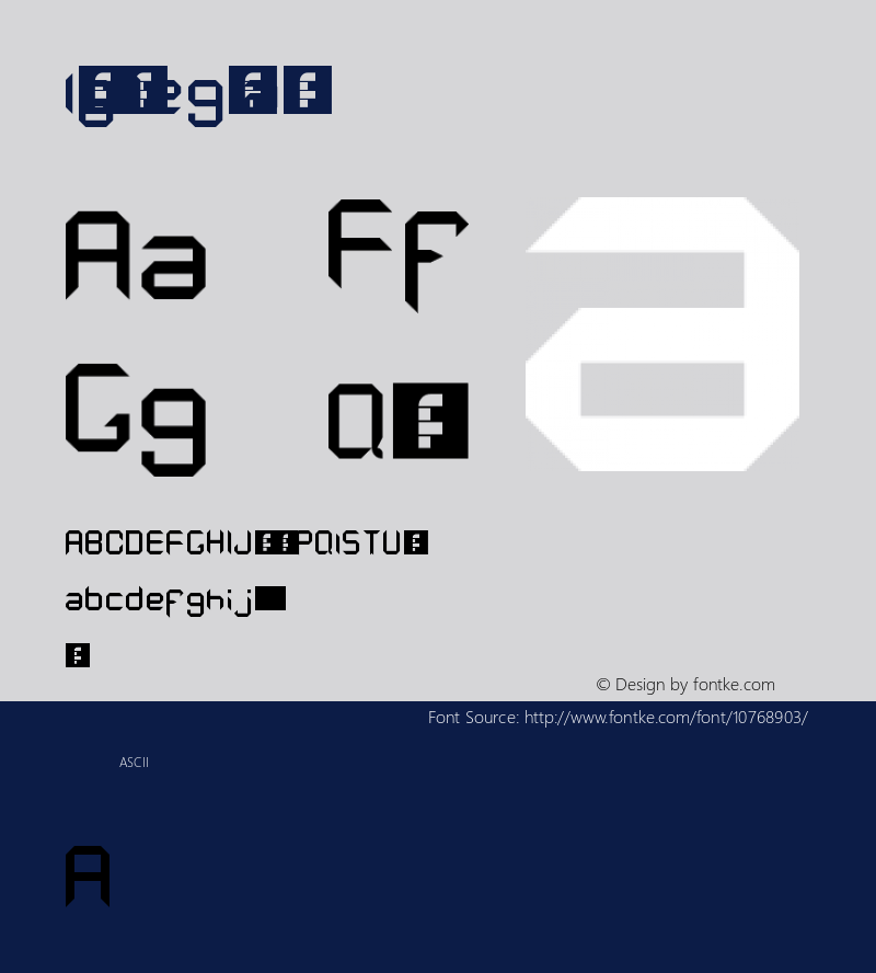 lugu Regular Version 1.0 Font Sample