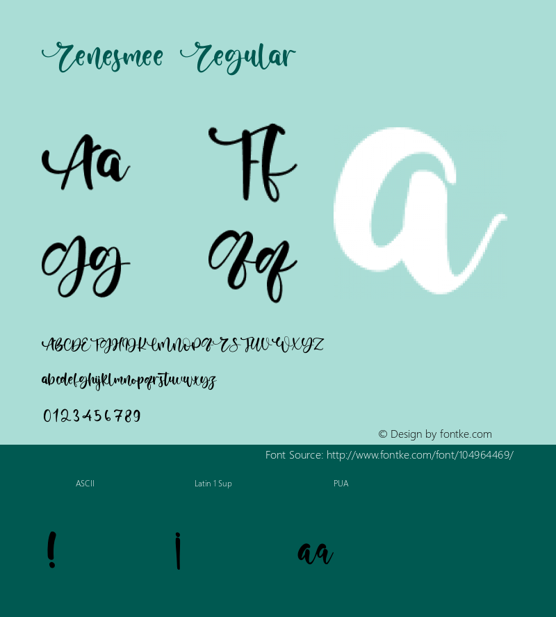 Renesmee Version 1.00;January 9, 2021;FontCreator 12.0.0.2563 64-bit Font Sample