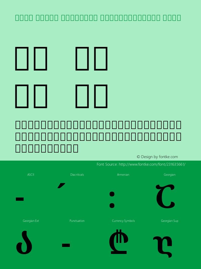 Noto Serif Georgian SemiCondensed Bold Version 2.001图片样张