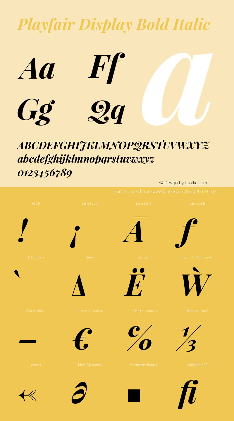 Playfair Display Bold Italic Version 1.005; ttfautohint (v1.2) -l 10 -r 42 -G 200 -x 21 -D latn -f latn -w G -X 