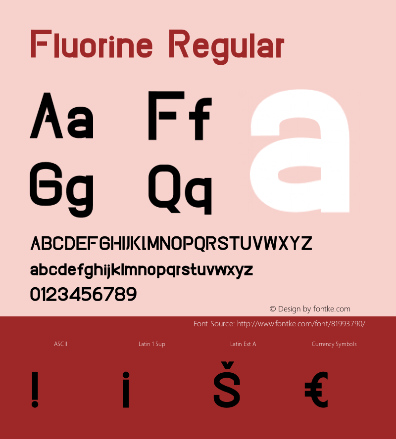 Fluorine Version 1.00;October 24, 2020;FontCreator 11.5.0.2430 64-bit Font Sample