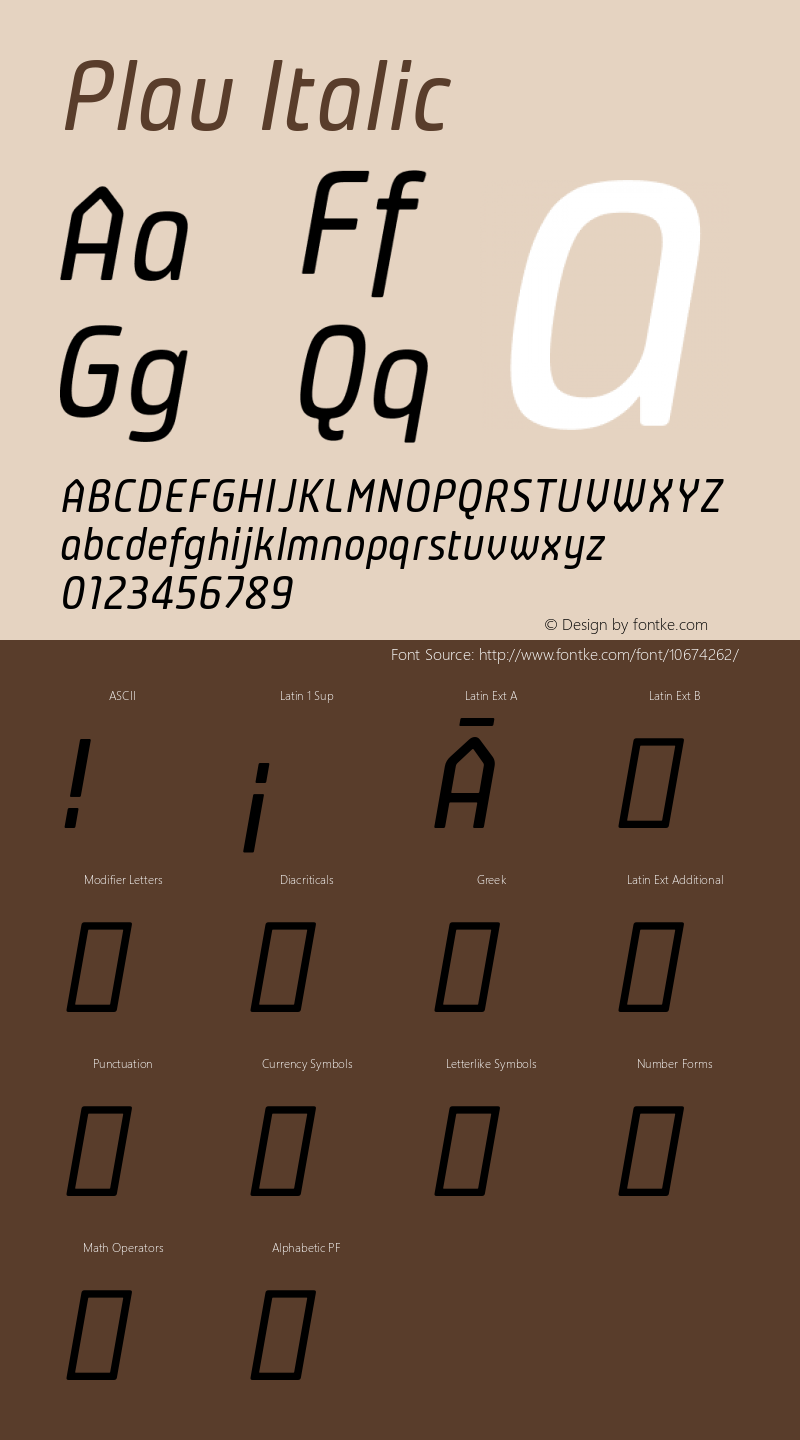 Plau Italic Version 2.001;PS 002.001;hotconv 1.0.70;makeotf.lib2.5.58329; ttfautohint (v0.92) -l 8 -r 50 -G 200 -x 14 -w 