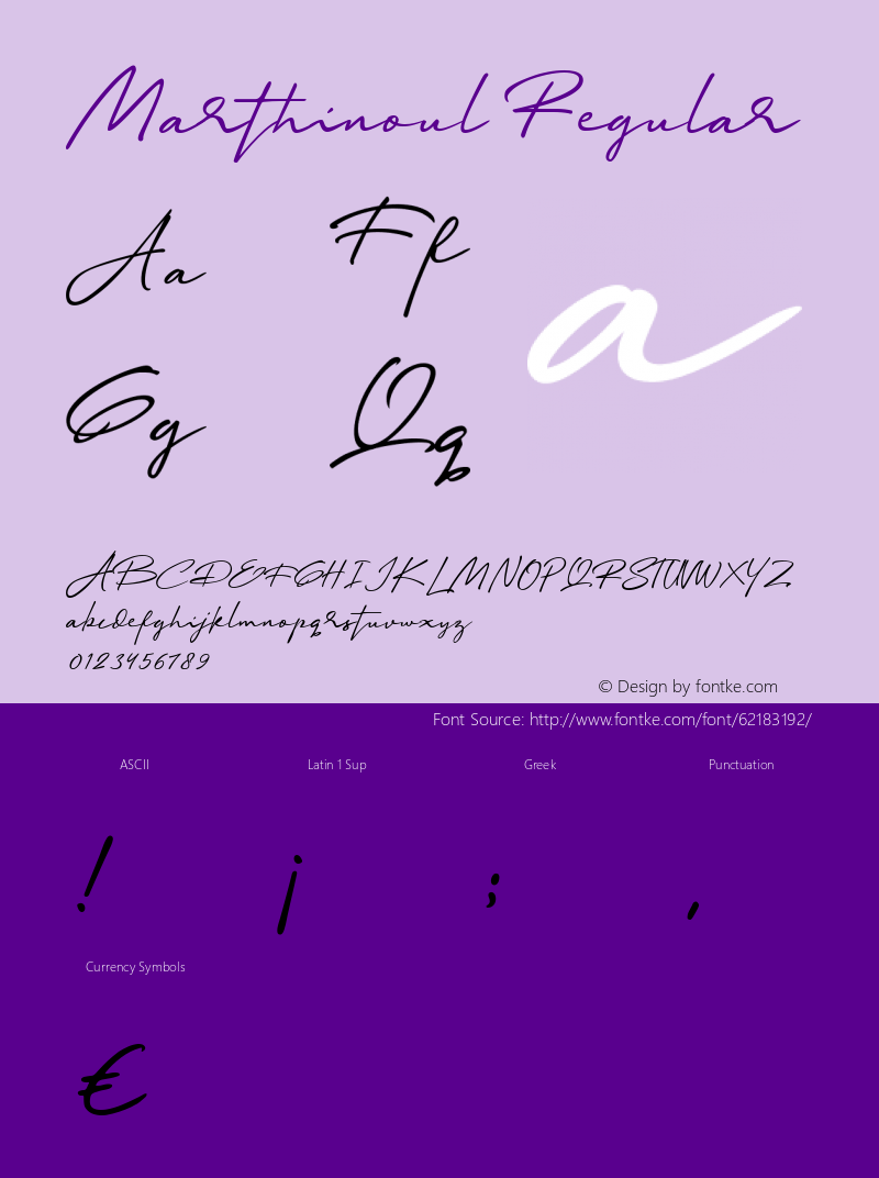 Marthinoul Version 1.00;April 21, 2020;FontCreator 12.0.0.2563 64-bit Font Sample