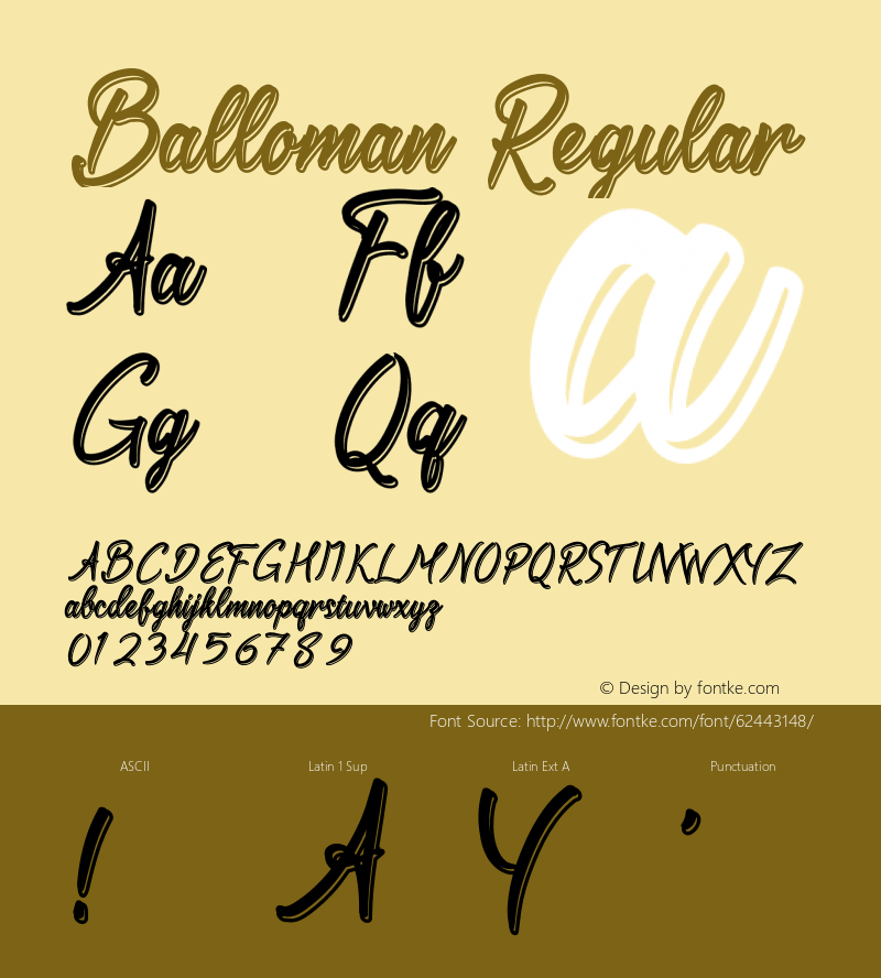 Balloman Version 1.001;Fontself Maker 3.5.1 Font Sample