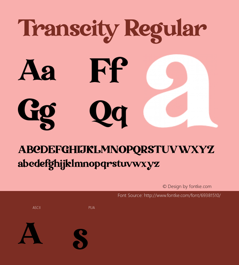 Transcity Version 1.000;PS 001.001;hotconv 1.0.56 Font Sample