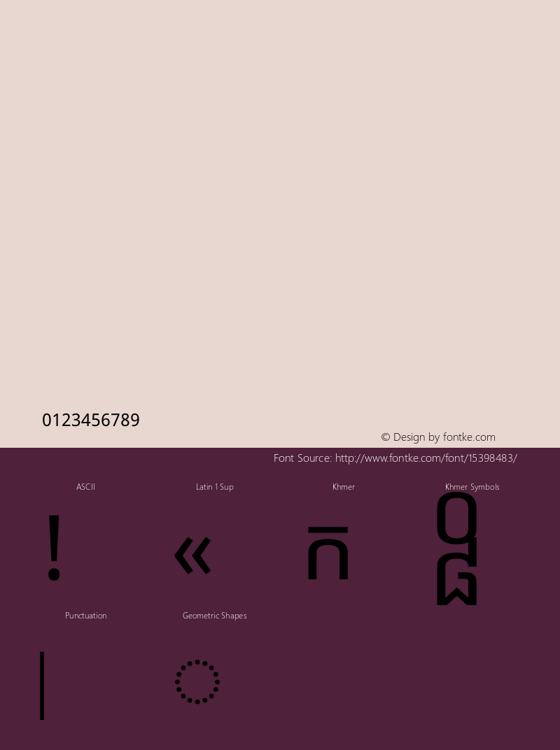 Noto Sans Khmer Regular Version 1.00 June 24, 2012, initial release Font Sample