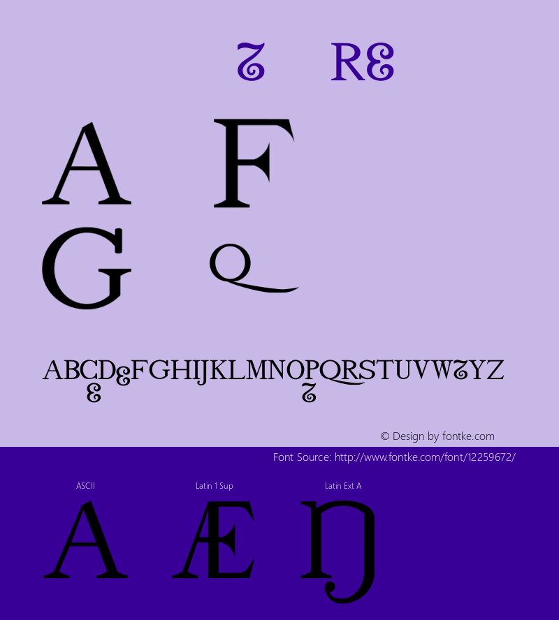 drmdozuibx14 Regular Version 001.001 Font Sample