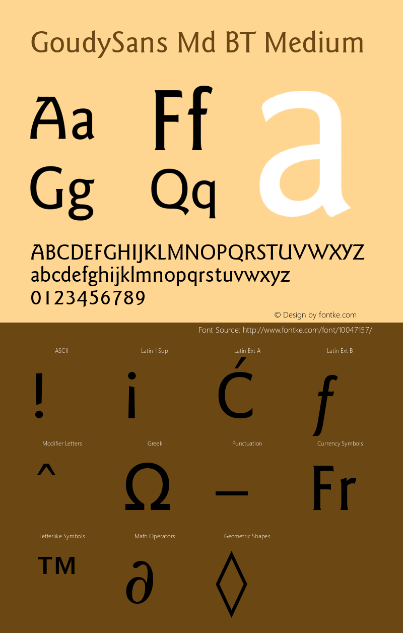 GoudySans Md BT Medium mfgpctt-v1.59 Friday, March 5, 1993 11:33:09 am (EST) Font Sample