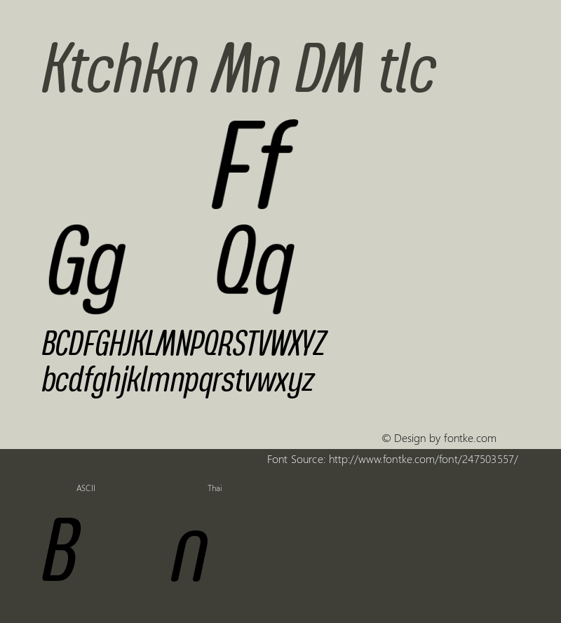 Kitchakan Mon DEMO Italic Version 1.000;Glyphs 3.1.2 (3151)图片样张