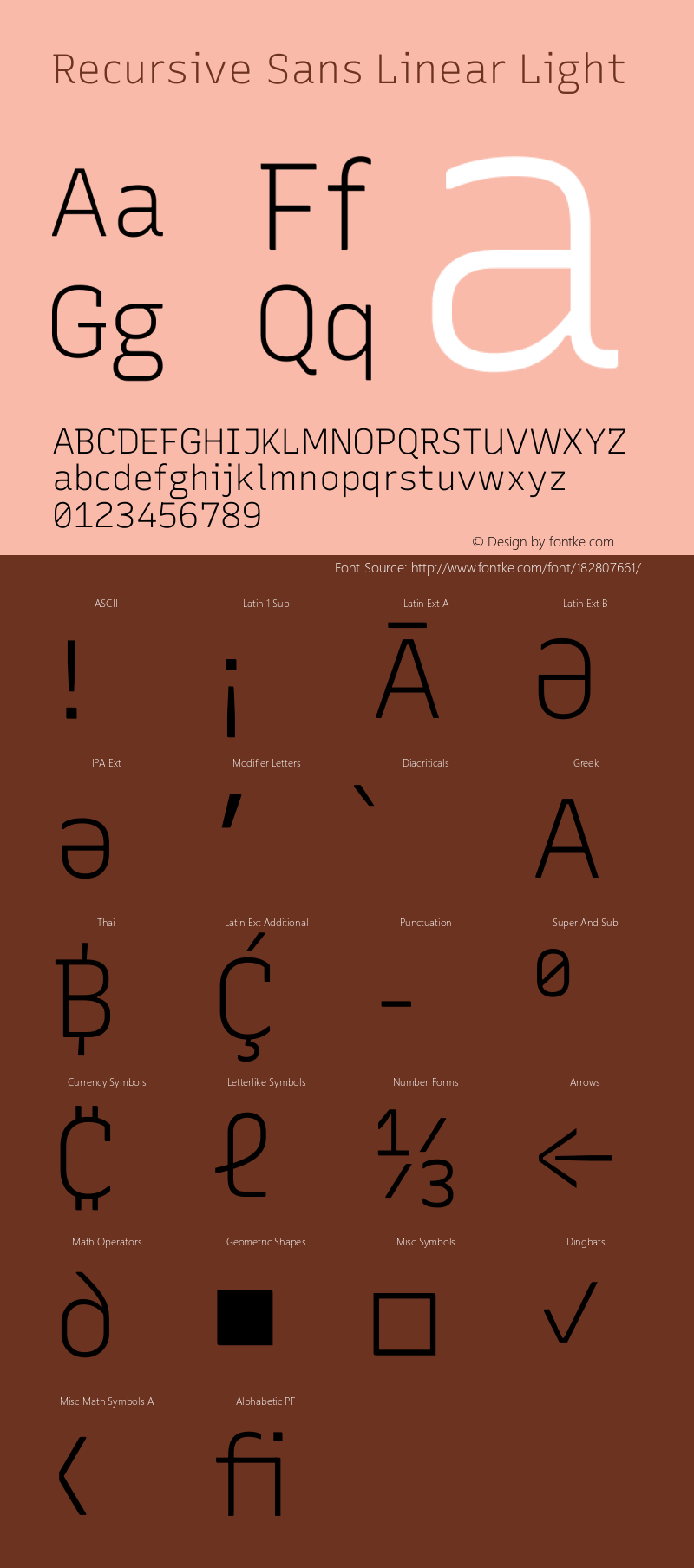 Recursive Sans Linear Light Version 1.084图片样张