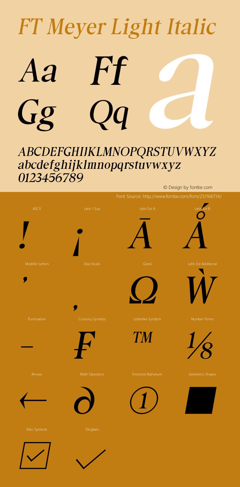 FT Meyer Light Italic Version 1.000;Glyphs 3.1.2 (3151)图片样张